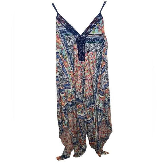 Moon River ANTHROPOLOGIE Floral Handkerchief Asymmetrical Dress - Picture 3 of 9